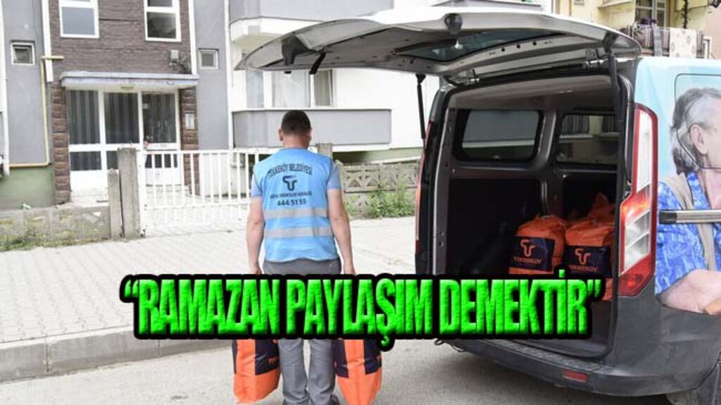 Tekkeköy Belediyesi'nden 2 bin 500 Haneye Ramazan Yardımı!