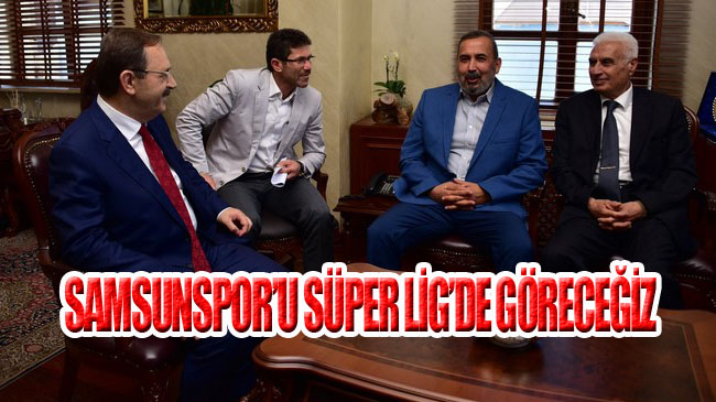 Başkan Şahin Samsunspor Yönetimini Ağırladı!