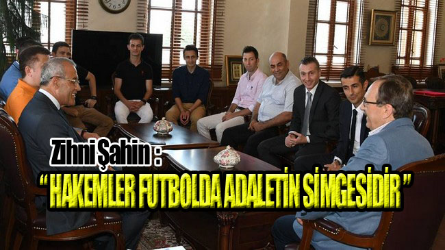 Samsunlu Hakemlerden Başkan Şahin’e Ziyaret!