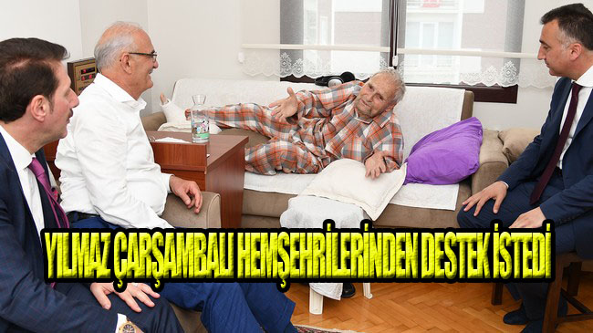 Yılmaz, Mehmet Amca’sına Geçmiş Olsun Ziyareti!