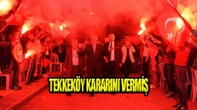 Tekkeköy’de Gecenin Karanlığını Sevgi Meşaleleri Aydınlattı!