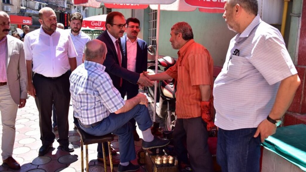 Başkan Zihni Şahin Bafra’da Destek İstedi!