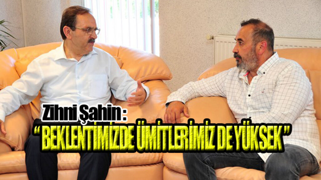 Zihni Şahin’den Samsunspor’a Ziyaret!