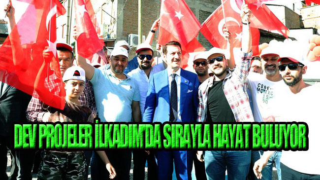 Unkapanı’nda Coşkulu Temel Atma Töreni!