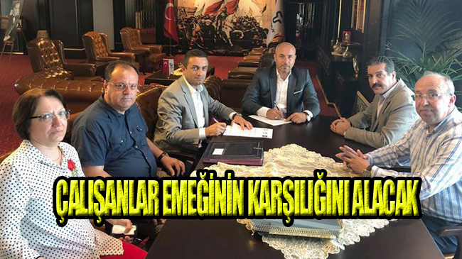 Tekkeköy Belediyesi’nde Toplu İş Sözleşmesi Sevinci!