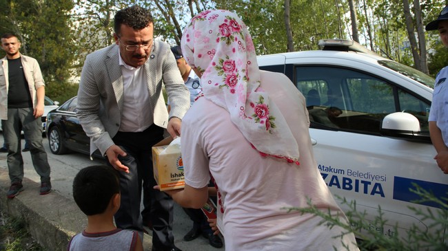 Atakum’da Örnek Proje! Başkan Taşçı’dan Kapı Teslimi!