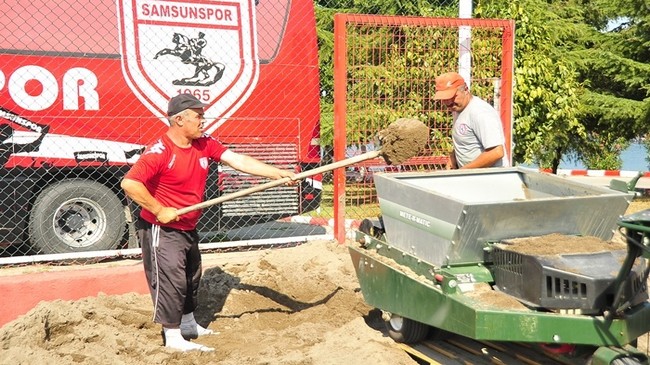 Samsunspor Nuri Asan Tesisleri’nde Hummalı Çalışma!