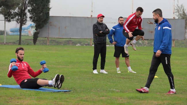 Samsunspor Güne Kuvvet Çalışarak Başladı!