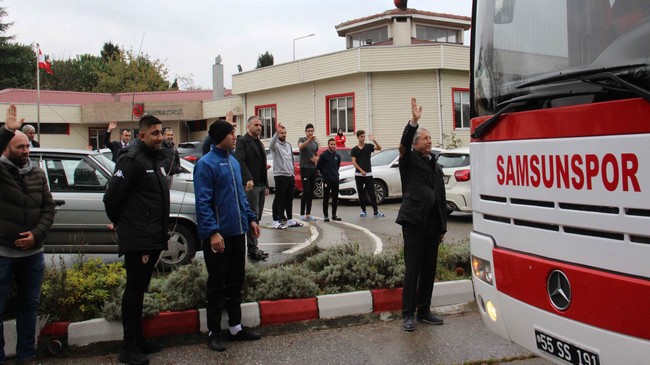 Samsunspor’un Sakarya Yolculuğu Başladı!