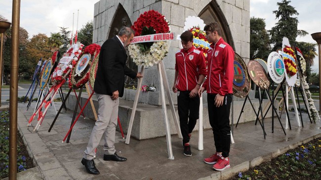 Yılport Samsunspor, 10 Kasım’da Atatürk’ü Andı!