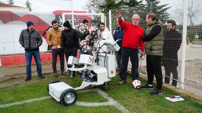 Samsunspor'dan Bir Yenilik Daha! ‘Top Atma Makinesi’