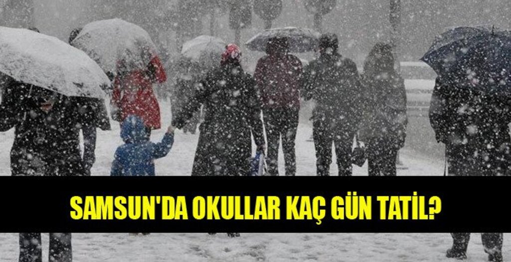 Samsun ve Birçok Şehirde Eğitime Ara Verildi!