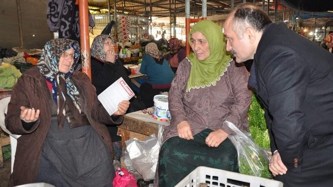 Erhan Usta Pazar Ve Hal Esnafını Ziyaret Etti!