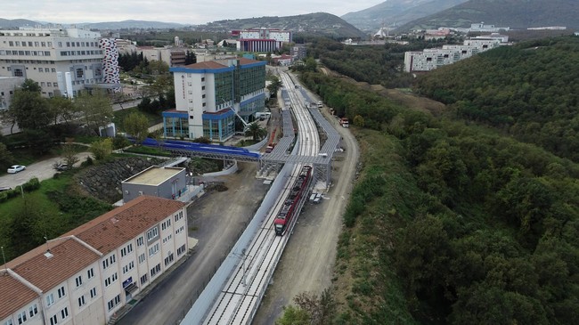 OMÜ Raylı Sistemin Testlerinde Sona Gelindi!