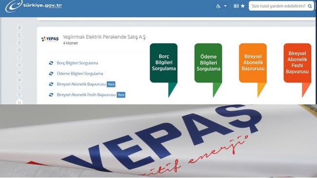 YEPAŞ Abonelik İşlemleri Artık E-Devlet’te!