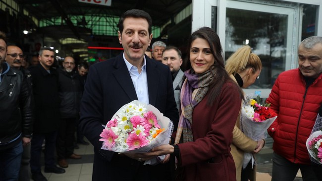 Yabancılar Pazarı Esnafından Cumhur İttifakına Destek!