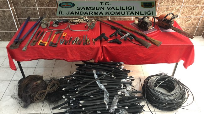 Kablo Hırsızlarına Samsun’da Bir Darbe Daha!