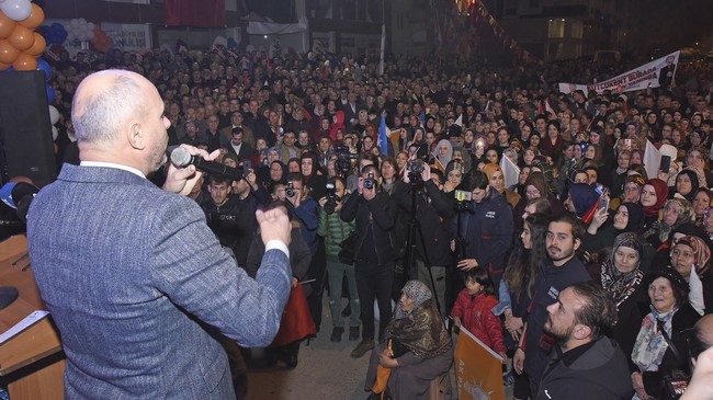 SKM Açılışı Tekkeköy’de Dev Mitinge Dönüştü!