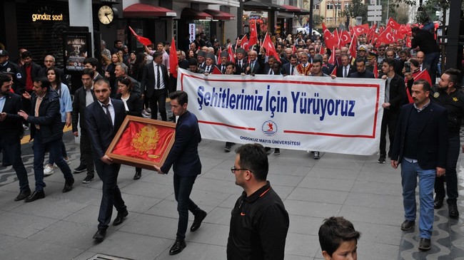 Şehitlerimiz İçin Samsun'da Büyük Yürüyüş Yapılacak!