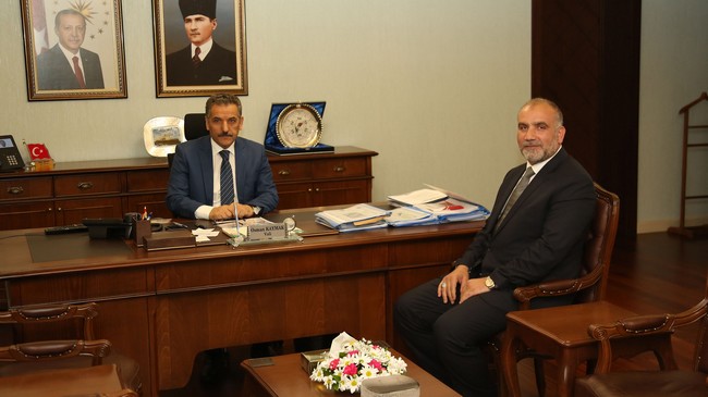 Başkan Sandıkçı'dan Vali Kaymak'a Ziyaret!