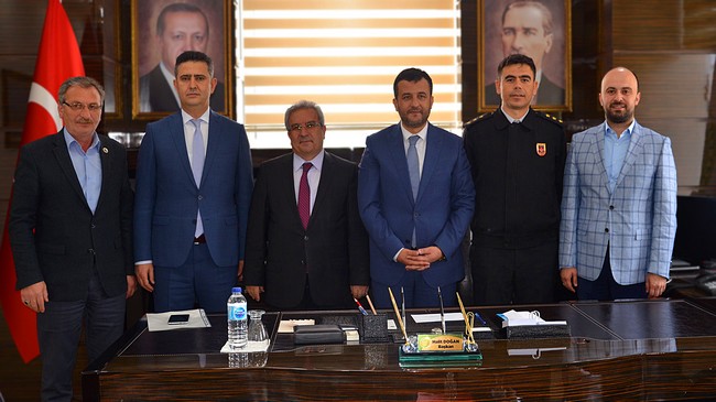 Yeni Başkan Doğan’a Ziyaretçi Akını!