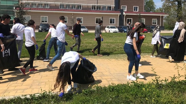 OMÜ'de Mıntıka Temizliği!