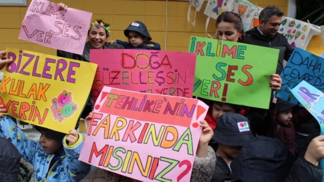 Samsunlu Minik Öğrenciler İklim Değişikliğine Dikkat Çekti!