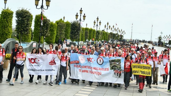 350 Dağcı Havza'ya Yola Çıktı!