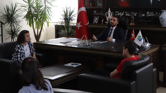 Başkan Kalaycı'dan Öğrencilere Röportaj!