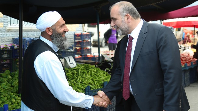 Başkan Sandıkçı’dan Pazar Ziyareti!
