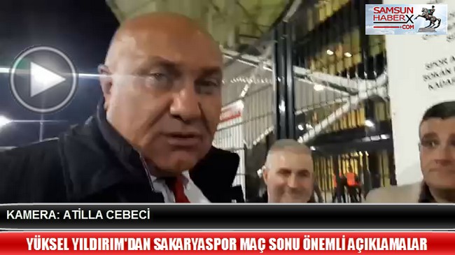 Yüksel Yıldırım’dan Maç Sonu Önemli Açıklamalar! - VİDEO