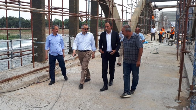 Başkan Kılıç Restore Edilen Çetinkaya Köprüsünü İnceledi!