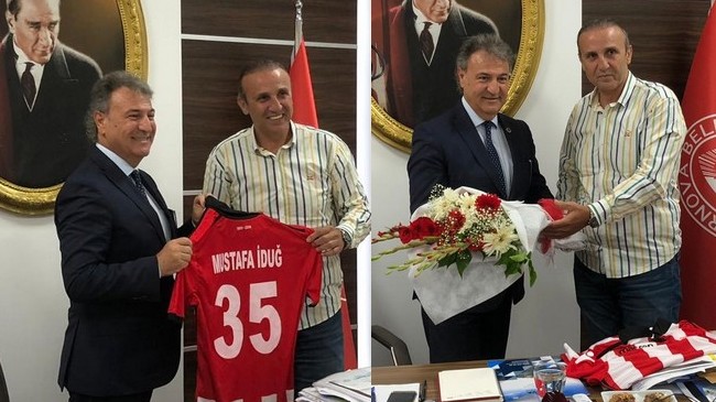 İzmirli Samsunsporlulardan Başkan İduğ’a Ziyaret!