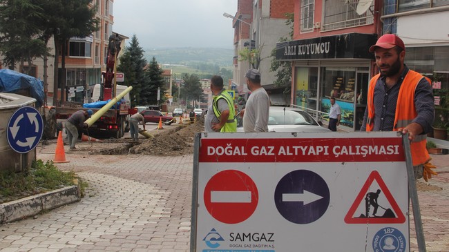 Kavak’a Doğalgaz Verilmeye Başlandı!
