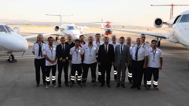 Bakan Koca Hava Ambulanslarını İnceledi!