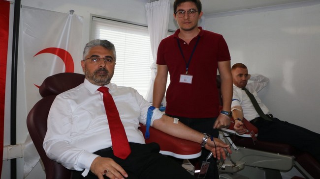 Başkan Aksu’dan Kan Bağışına Davet!