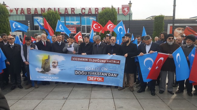 Samsun’da Doğu Türkistan Tepkisi!