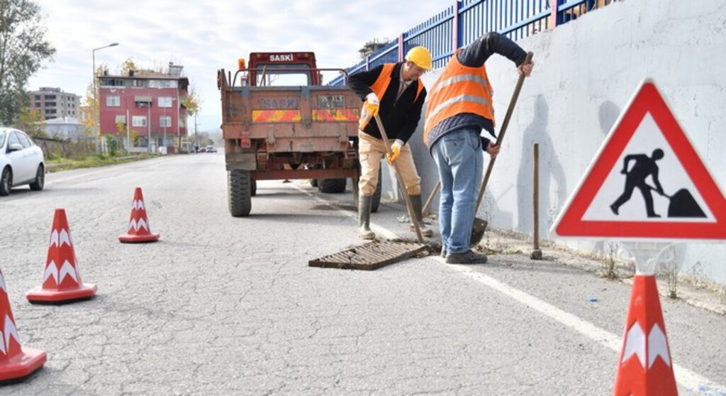 Samsun’da Yağmur Suyu Hatları Temizleniyor!