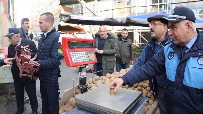 Zabıtadan Samsun’da Etiket Ve Terazi Denetimi!