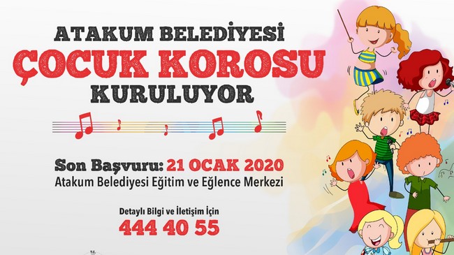 Atakum’da Çocuk Korosu Kuruluyor!