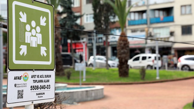İlkadım’da Acil Toplanma Alanları Belirlendi!