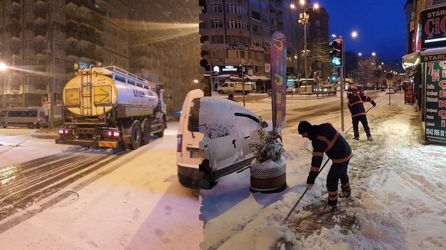İlkadım Belediyesi Kar Teyakkuzunda!