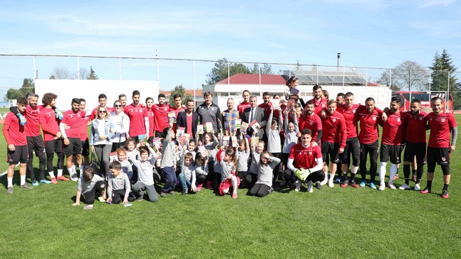 Samsunspor Antrenmanında Anlamlı Hareketler!