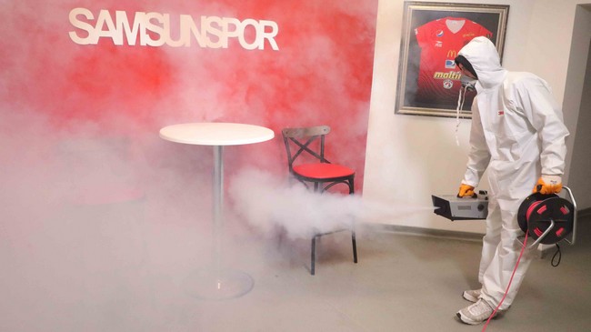 Samsunspor'da Koronavirüs Önlemi!