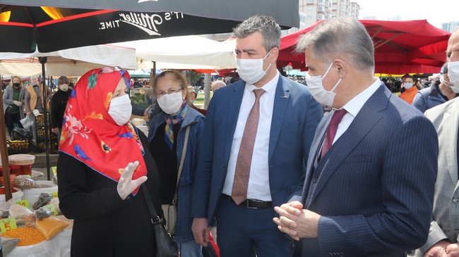 Başkanı Deveci, ‘Pazar Yerlerine Gelenler Mutlaka Önlem Almalı!