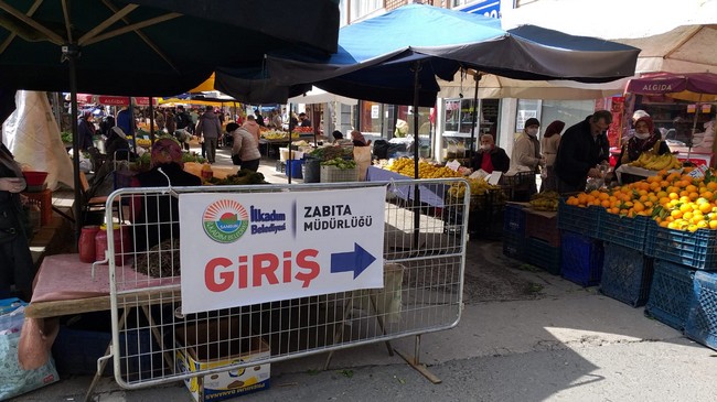 Başkan Demirtaş Pazar Esnafını Mağdur Etmedi!