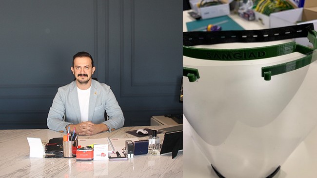 SAMGİAD’dan Sağlık Çalışanlarına Koruyucu Yüz Siperliği!