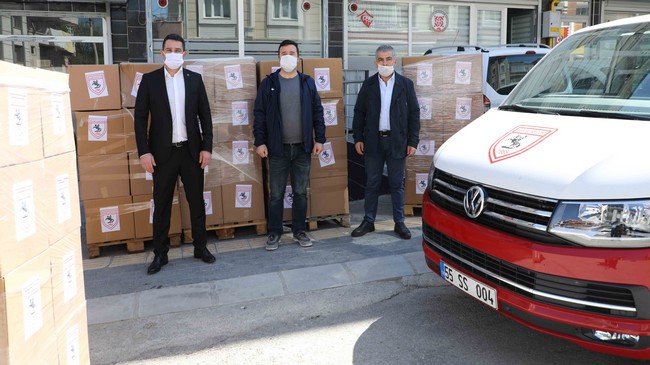 Samsunspor’un Yardım Paketleri Sahiplerine Ulaşıyor!