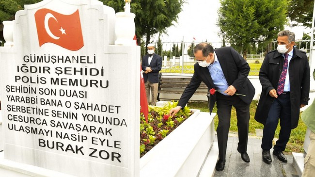 Samsun’da Şehitlikler Ziyaret Edildi! - VİDEOLU