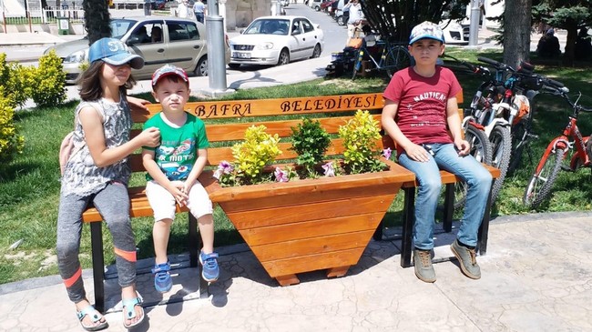 Bafra’da Sosyal Mesafeli Bank!